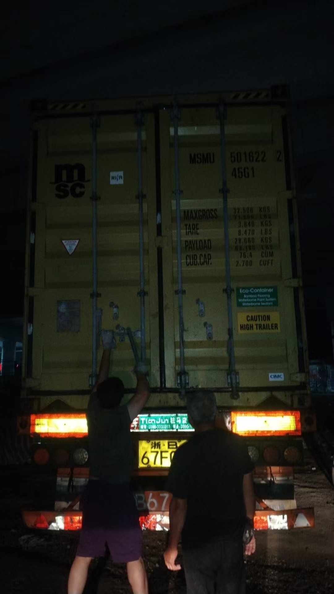 Two Containers of Playground Combination Slides Loaded and Shipped to Qatar playground slides Qatar container loading